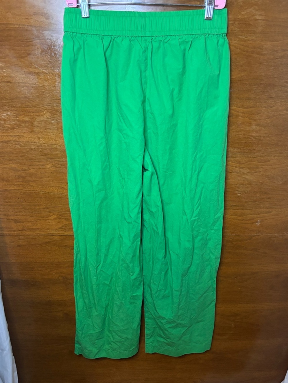 Double Zero Oversized Bright Green Elastic-Waist Pants - Picture 5 of 5